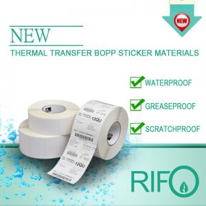 Soukromý samolepicí štítek s čárovým kódem a bez tepelného přenosu