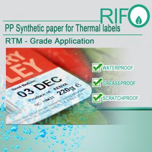 Soukromý samolepicí štítek s čárovým kódem a bez tepelného přenosu