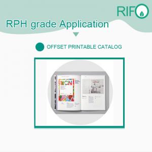 Rph-100 White BOPP Synthetic Paper pro ofsetové tisknutelné časopisecké materiály