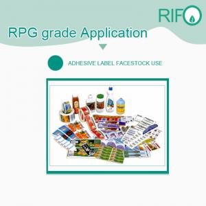 Vodotěsné samolepky Štítky Syntetický bílý materiál BOPP s MSDS RoHS