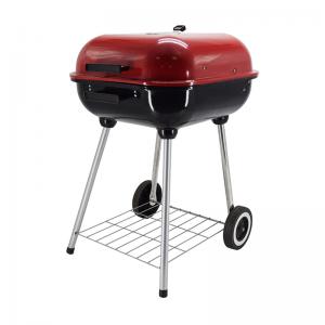 Přenosný grilovací vozík s bbq charcoal grill grill