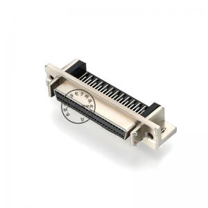 Tovární velkoobchod SCSI 50 pin DB konektor female zinkové slitiny pravý úhel