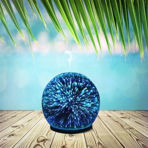 Nejlepší produkt v USA ultrazvukové elektrické ohňostroje sklo zvlhčovač aroma éterický olej difuzor s barevným světlem