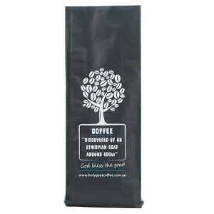 břišní pečeť s taškou na čaj, kávu a krmivo pro domácí zvířata