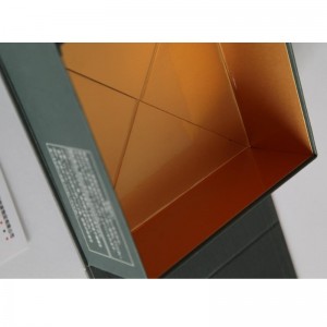 ploché balení jednostranná skládací lepenková krabice