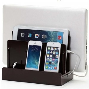 nabíjecí stanice pro více zařízení s vysokým leskem