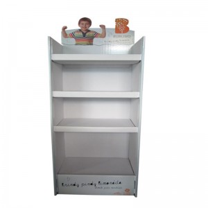 Vlnitý pop POS stojan na stojan na mýdlové kartony