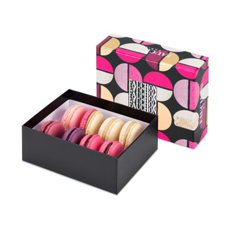 Hot prodej macaron balení krabice s víkem macaron box design