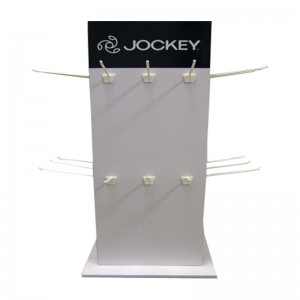 Vlastní tisk Malý pop kartonový pultový displej s háčkem