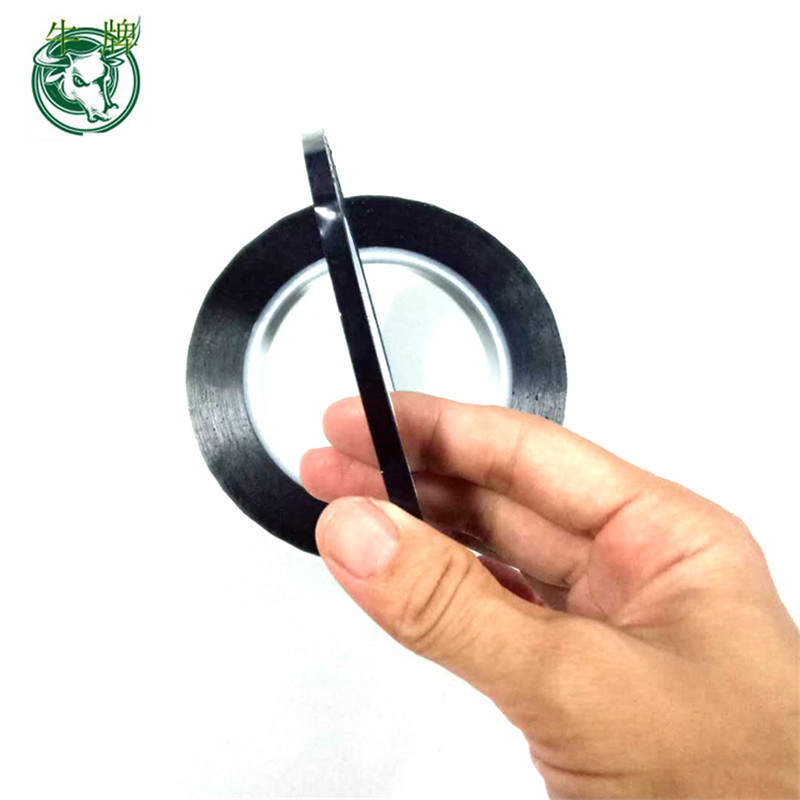 PET páska s gumovým lepidlem horký výprodej levná cena Vysoce kvalitní černá jednostranná SMT spojovací pásky