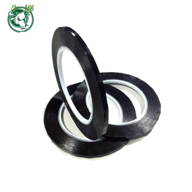 PET páska s gumovým lepidlem horký výprodej levná cena Vysoce kvalitní černá jednostranná SMT spojovací pásky