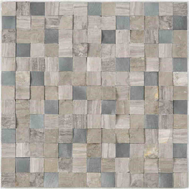 Konkurenční cena Home Art Design Cube 3D Interiér Přírodní Dekorace Stone Mosaic Wall Tile