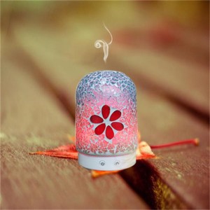 Čínská továrna nejnovější mozaikové sklo ultrazvukový elektrický éterický olejový difuzor aroma
