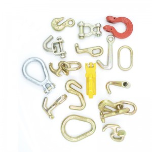 G70 Kovaný Mini J háček s svařovanou žlutou deskou