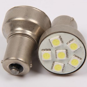 světla do auta 6smd 5050 směrovka s25 1156 p21w
