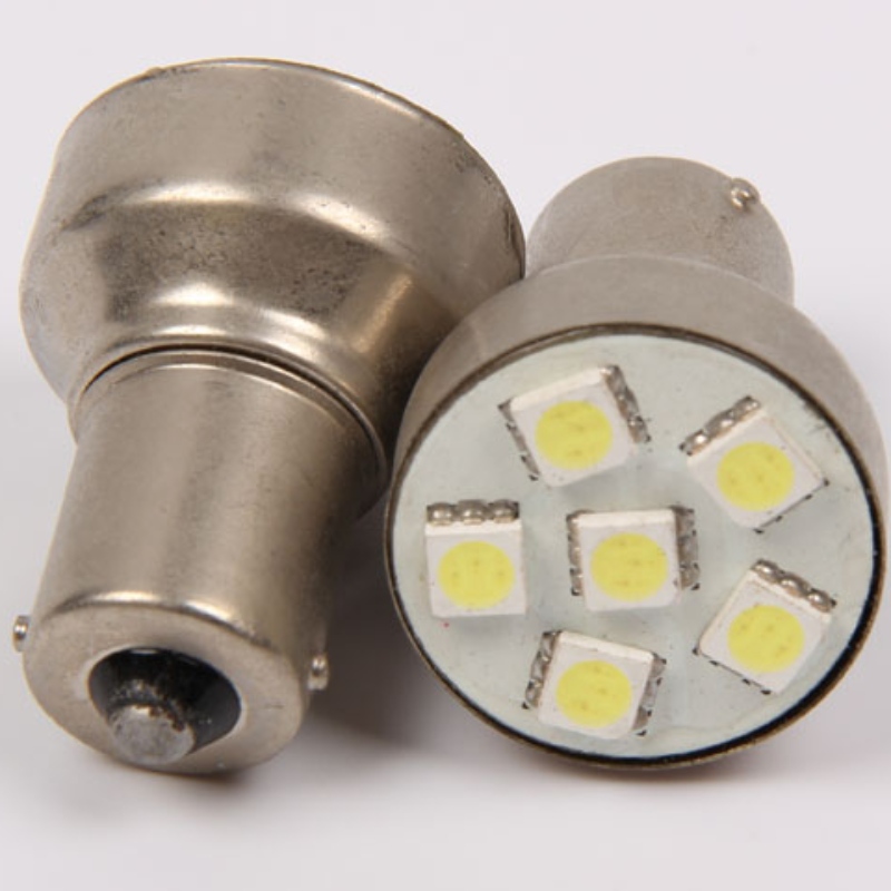 světla do auta 6smd 5050 směrovka s25 1156 p21w