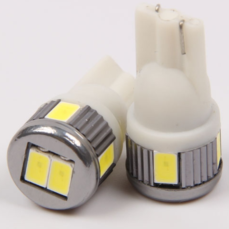 T10 klínový W5W 168 194 6SMD 10SMD 5730 náhradní žárovky s LED diodami