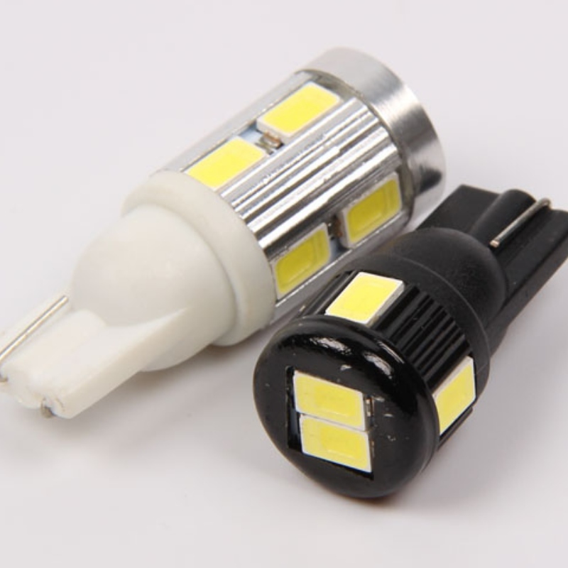 T10 klínový W5W 168 194 6SMD 10SMD 5730 náhradní žárovky s LED diodami