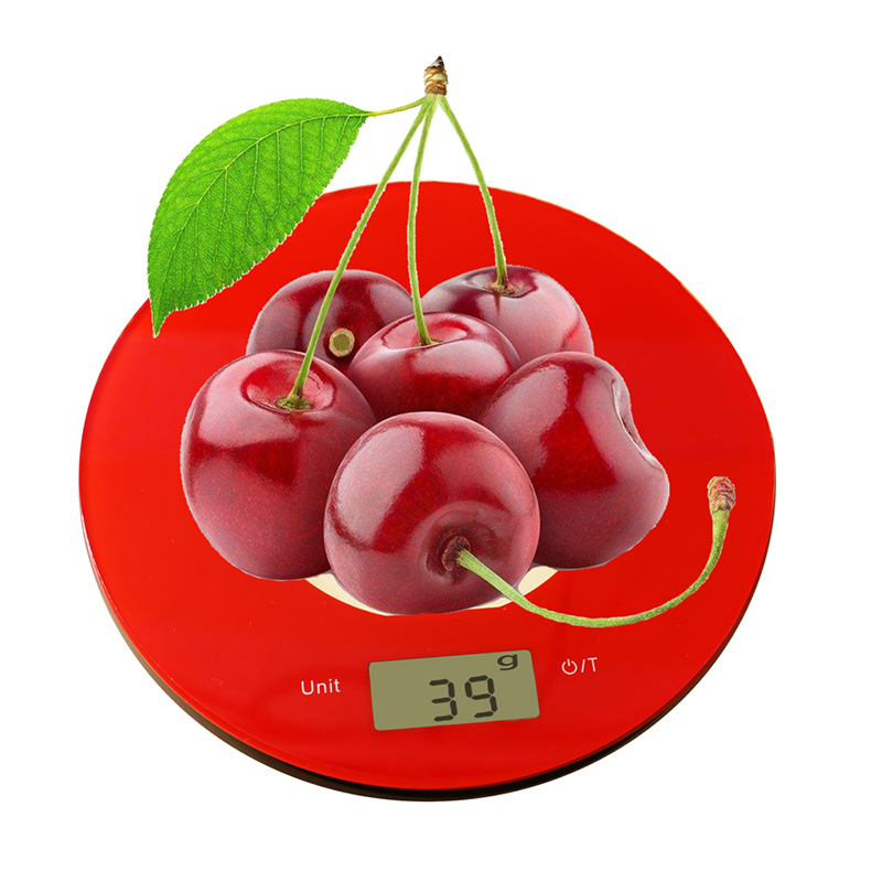 5 kg kapacita kuchyňské váhy značky přizpůsobené velké velikosti kulaté digitální váhy