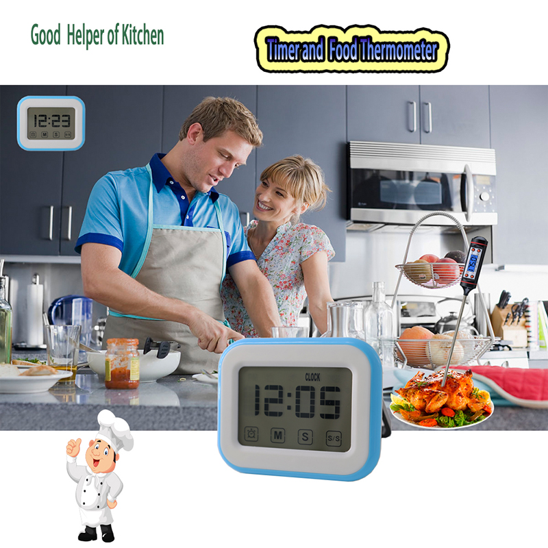 Nejoblíbenější dotyková obrazovka ložnice kuchyňský časovač pro domácí použití