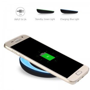 KPS-9503HC OEM inovativní mísa 10W rychlá qi telefonní bezdrátová nabíječka s led