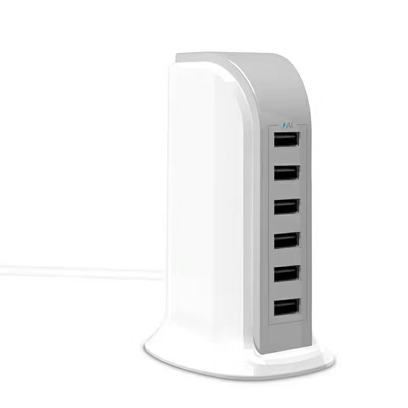 KPS-8405LC Šest USB portů AC adaptér (s odpojitelným AC kabelem)