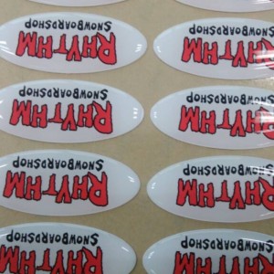 Vlastní potištěné 3M silné samolepicí 3D epoxidové polyuretanové pu pryskyřičné kupole