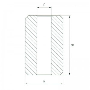 Knoflíková spínací knoflík S-409