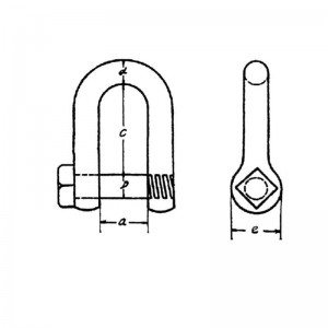 Trawling Chain Shackle Self Color