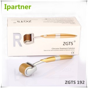 Ipartner Nejnovější balíček ZGTS derma roller 192 jehel pro péči o obličej a péči o vypadávání vlasů
