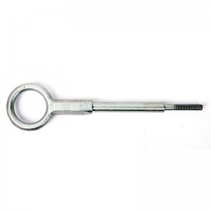 Lešenářské šrouby s kruhovým kroužkem, kompletně kované se závitovým čepem M10 X 270