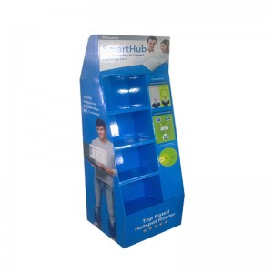 Stojan na sluchátka, kartonový papírový displej pro telefonní příslušenství