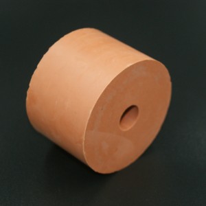 Červená barva proti stárnutí Podložka z přírodního kaučuku / gumová kolona pro nástroje pro testování vozidel