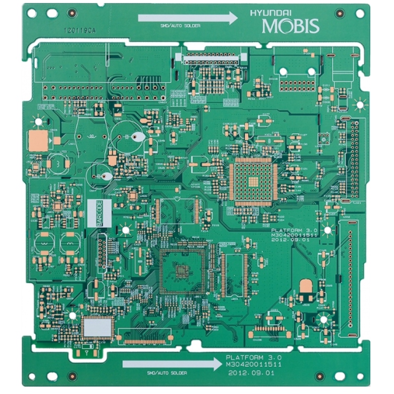 4vrstvá vysokofrekvenční HDI hybridní deska PCB naplněná pryskyřicí