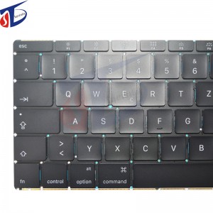 Náhradní německá klávesnice A1534 bez podsvícení pro Apple MacBook Retina 12 '' A1534 2015 Keyboard