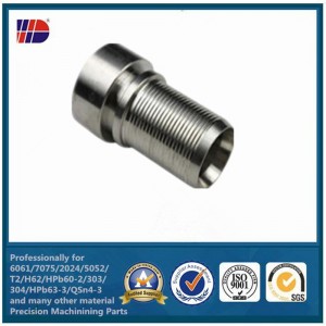 Čína cnc job shop továrna CNC přesné obrábění nerezové části