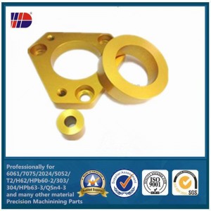 CNC frézování soustružení přesné obrábění mosazných dílů