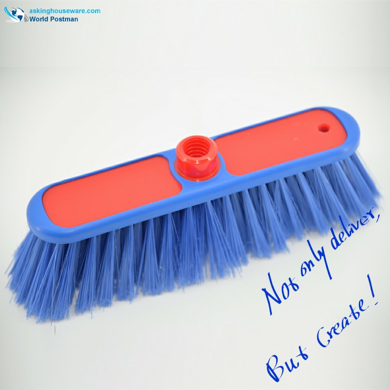 Akbrand Wider Brush Board Plastic Broom Head se symetrickým měkkým TPR Bordure