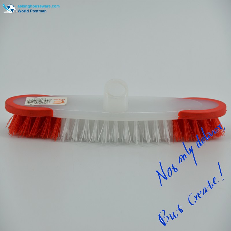 Akbrand Push Brush Small Brush s TPR Bordure Brush Board Short Hard PP štětiny