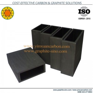 Grafitové komponenty pro kontinuální lití mědi a slitin mědi