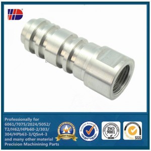 nerezový hliník kovový precizní CNC soustružení součásti obrábění