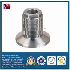 nerezový hliník kovový precizní CNC soustružení součásti obrábění