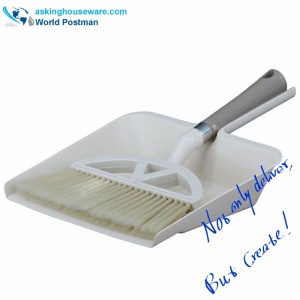 Akbrand Dustpan Brush Broom se čtvercovým velkým prachem