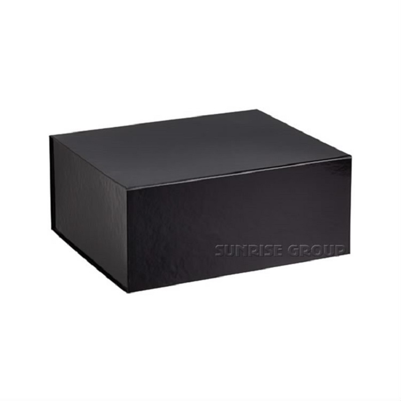 Černý potisk papírový karton Obaly Oblečení Nákupní dárková krabička