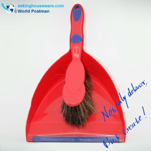 Akbrand Dustpan Brush Broom s koňským ocasem
