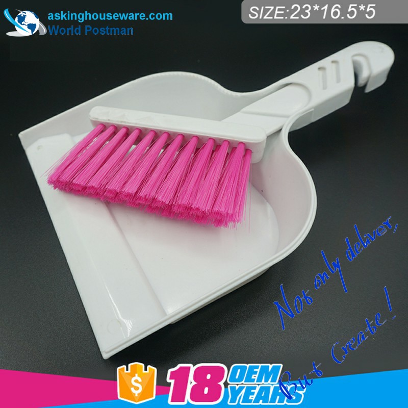 Akbrand Dustpan Brush Broom s kartáčem ve tvaru L