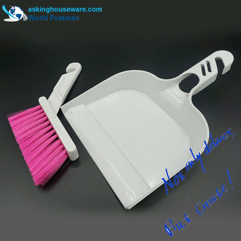 Akbrand Dustpan Brush Broom s kartáčem ve tvaru L