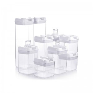 Sada 9 kusů vzduchotěsných nádob na skladování potravin