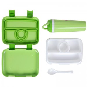 Leak Proof 4-kompartmentový dětský oběd ve stylu Bento