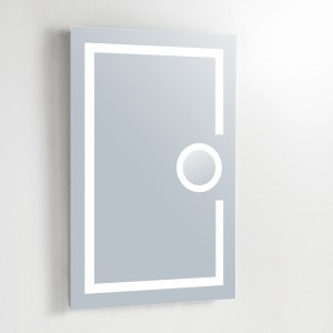 EU a USA Luxusní LED podsvícené koupelnové zvětšovací zrcadlo-ENE-AL-110